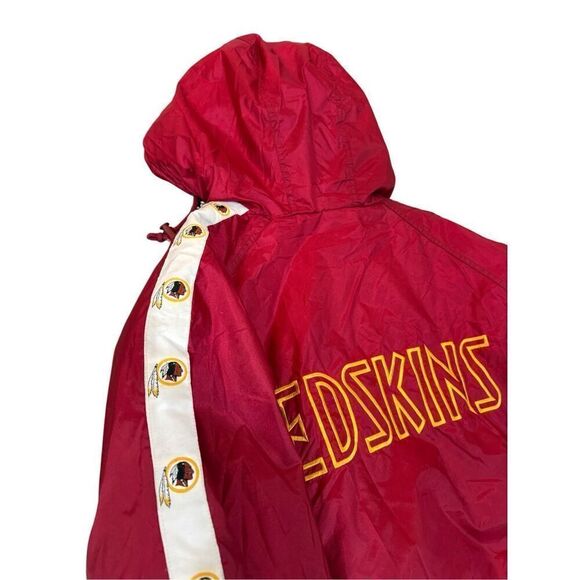 Game Day Mens NFL Washington Redskin Zip Hooded vintage  puffer coat Red Size XL - Picture 2 of 15